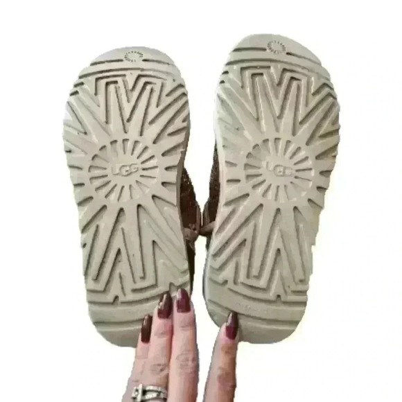 Ugg Womens Rose GoldClassic Boots Classic Short Sequin Boot 8 - Picture 10 of 16